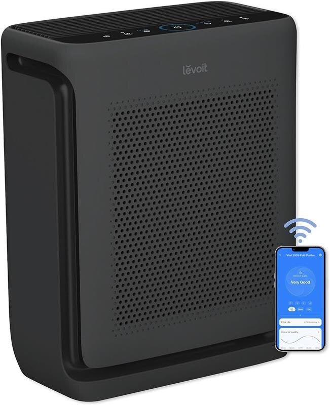 Levoit Vital 200S-P Smart Air Purifier - Black