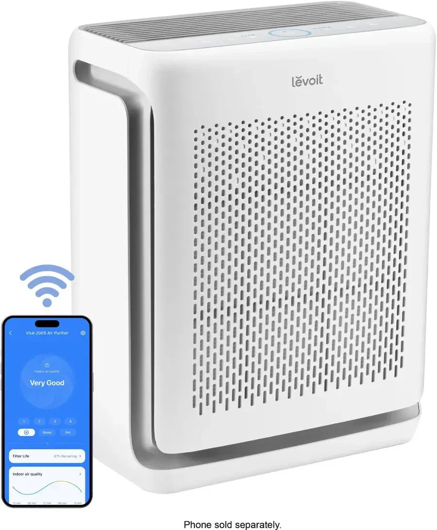 Levoit Vital 200S-P Smart Air Purifier - White/Grey